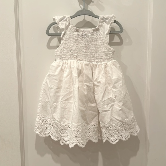 Mayoral 24M white cotton dress - Picture 2 of 3